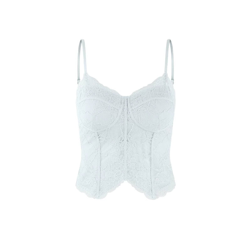 Lace Slim-Fit Camisole Top