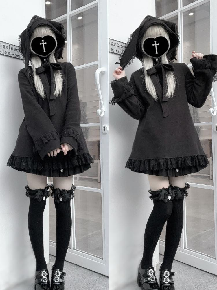 Rabbit Ear Hooded Sweatshirt