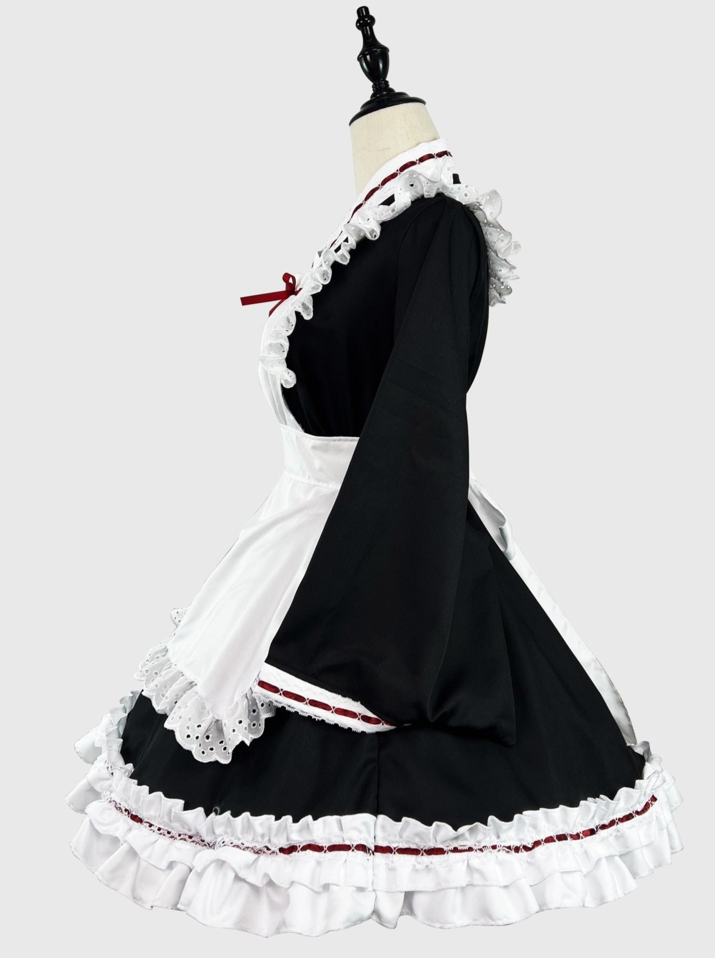 Monochrome Maid Frilled Dress