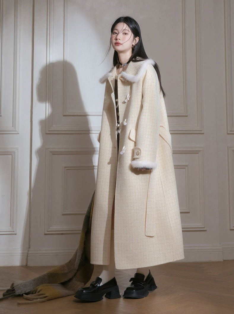 ロマンチックミルキーイエローロングコート