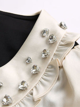 Diamond Doll Color A-line Dress