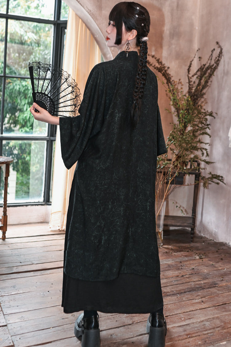 Dark Retro China Sleeveless Piece Setup