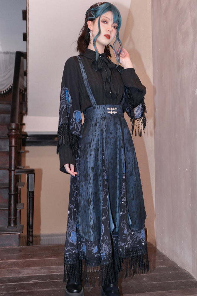 Blue Tears Tassel Skirt