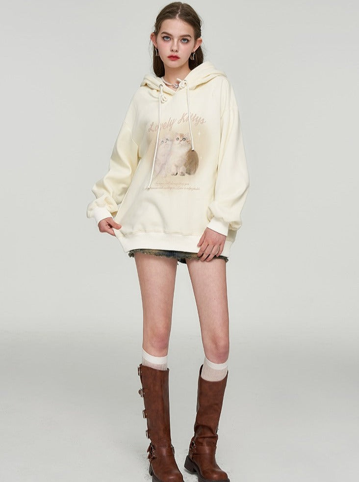 フェアリーキャットオーバーフードパーカー