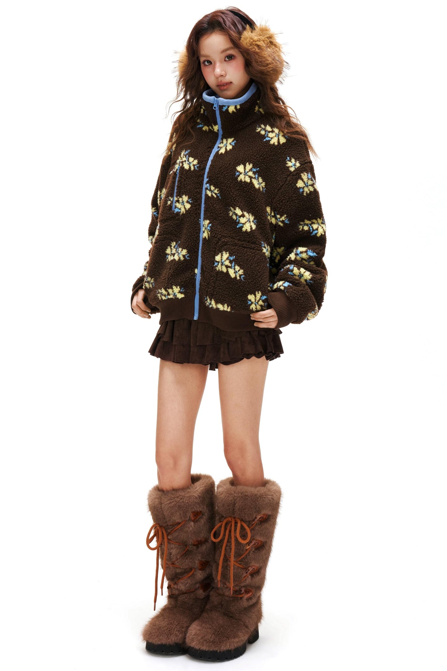 レトロフラワーフェアアイルジャケット