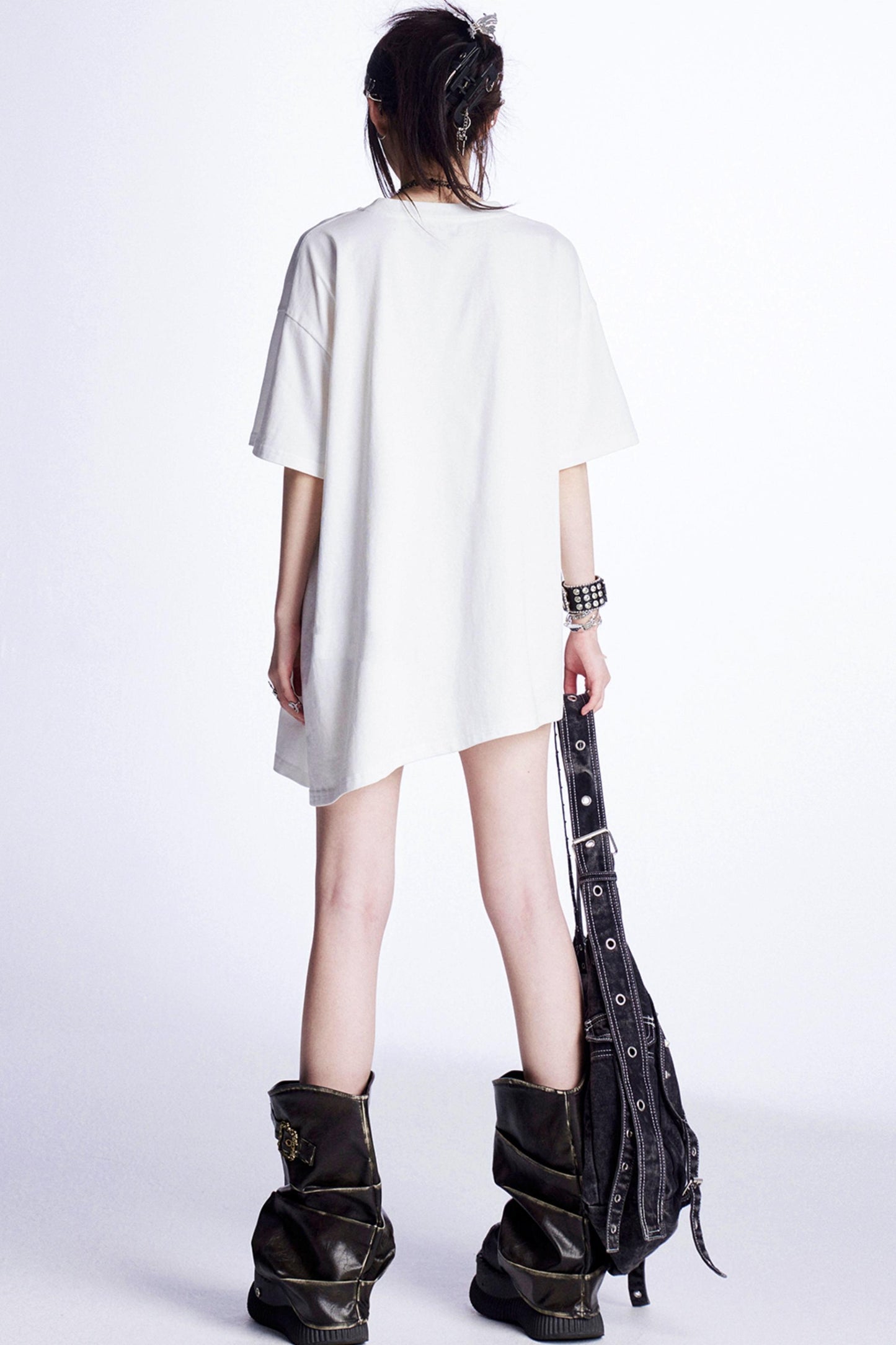 Retro Chic Asymmetric Strap Top