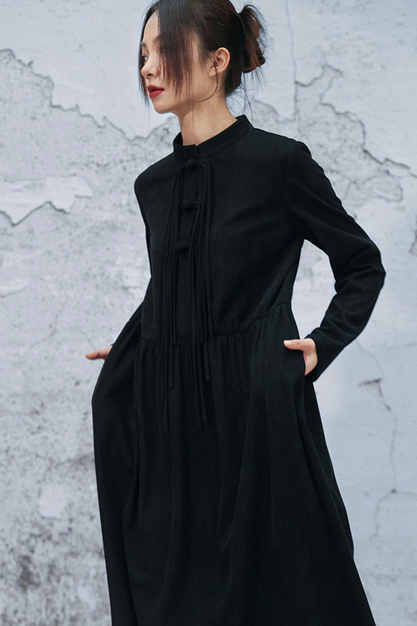 レトロコーデュロイチョンシャンドレス