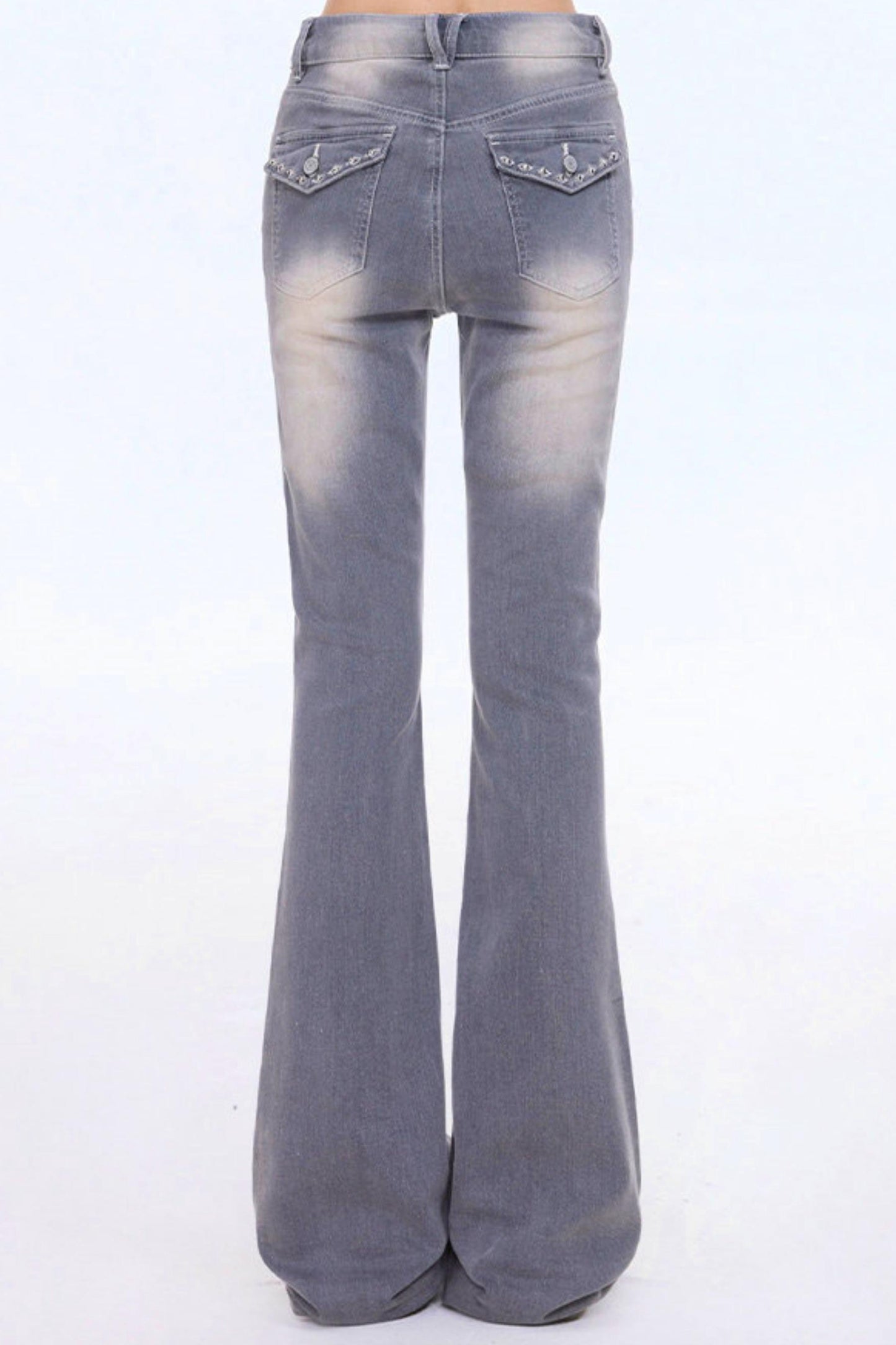 Slim Fit Flare Denim Pants