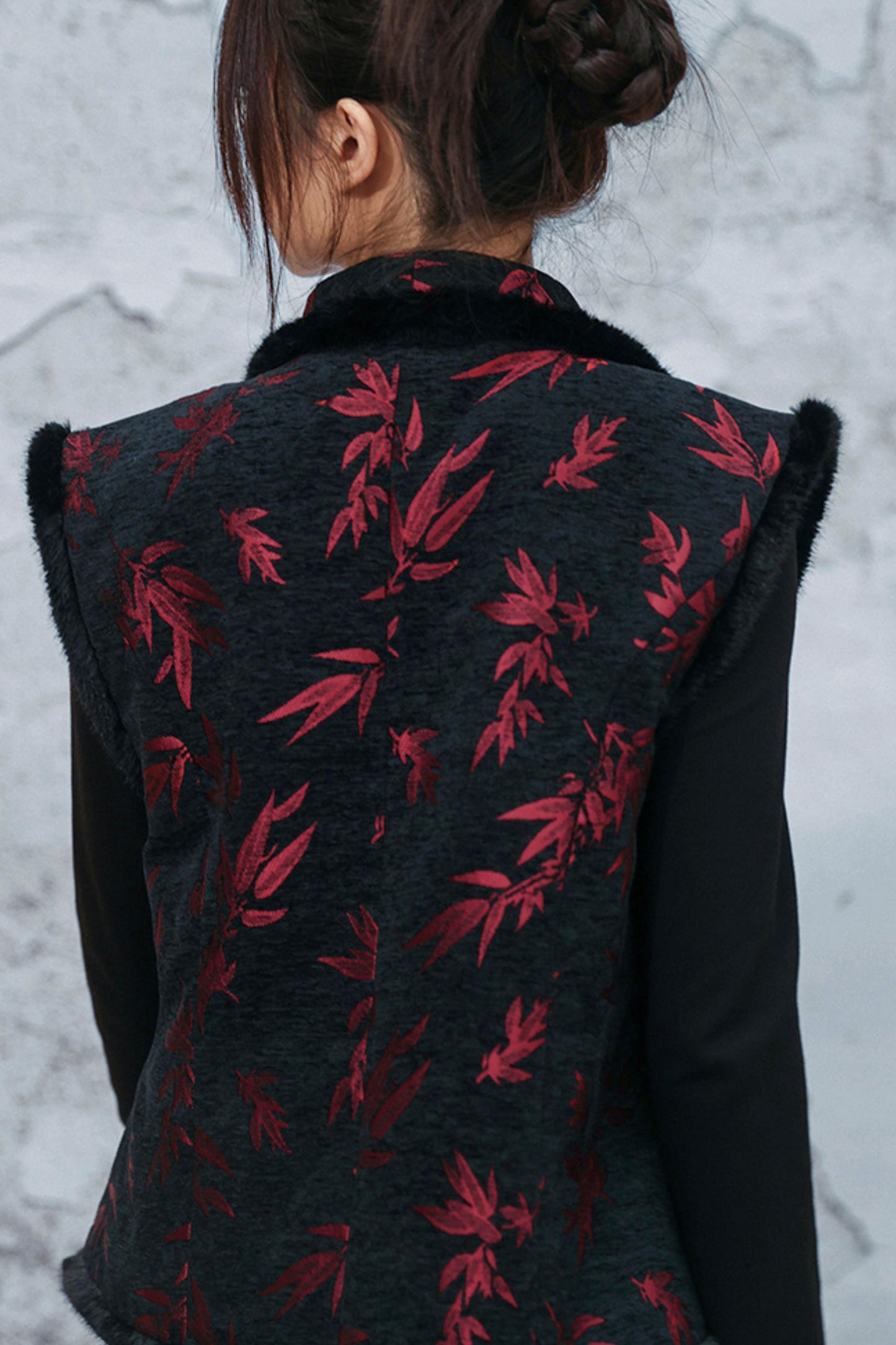 バンブーリーフシェニールベスト