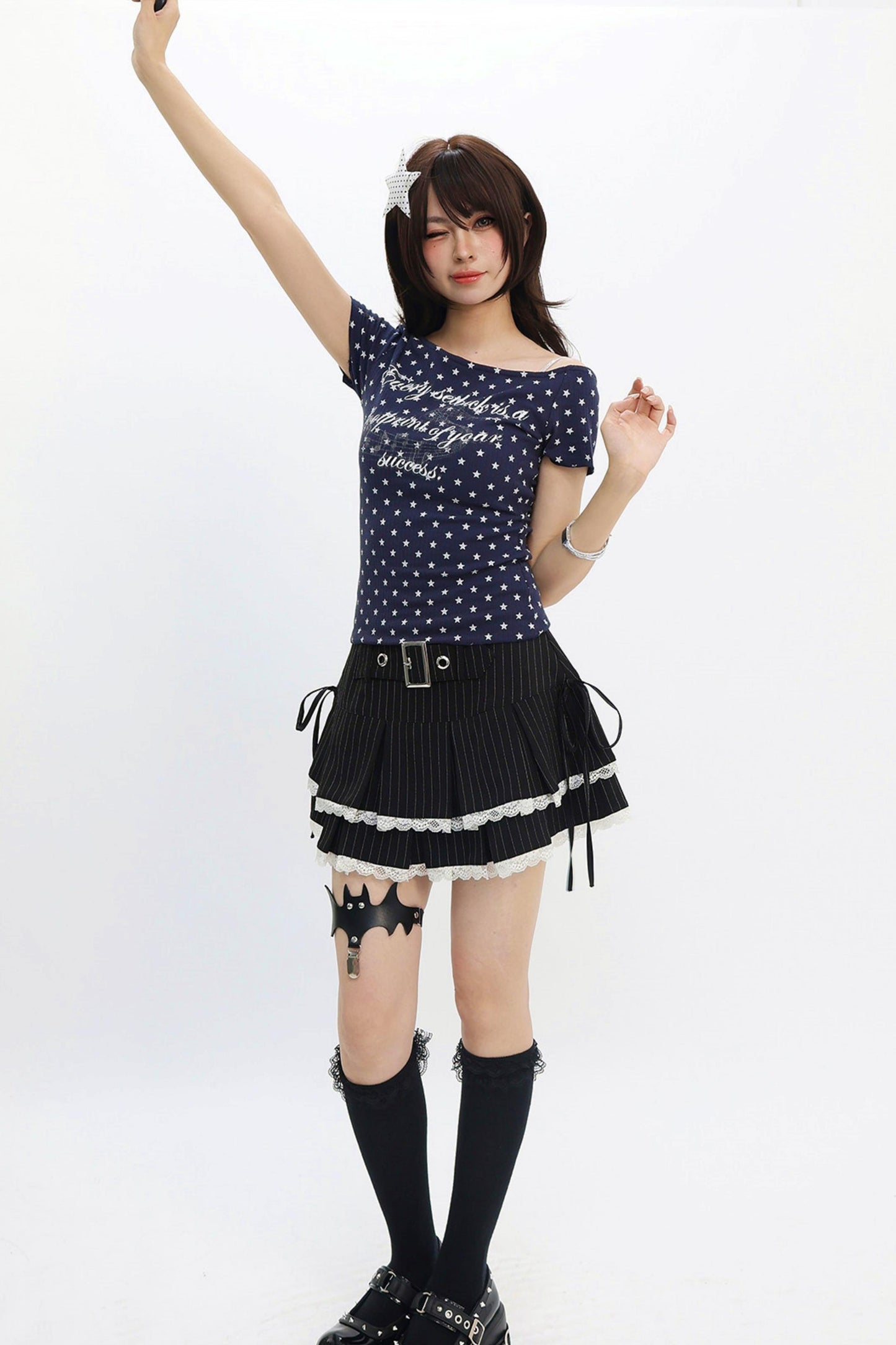 Retro Star Y2K Fit Top