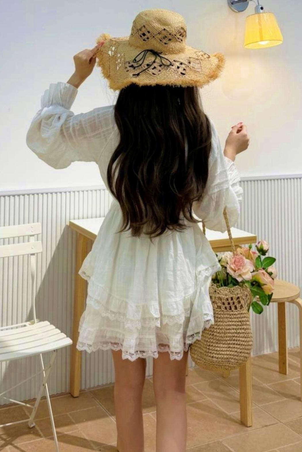 Elegant Lace Garden Dress