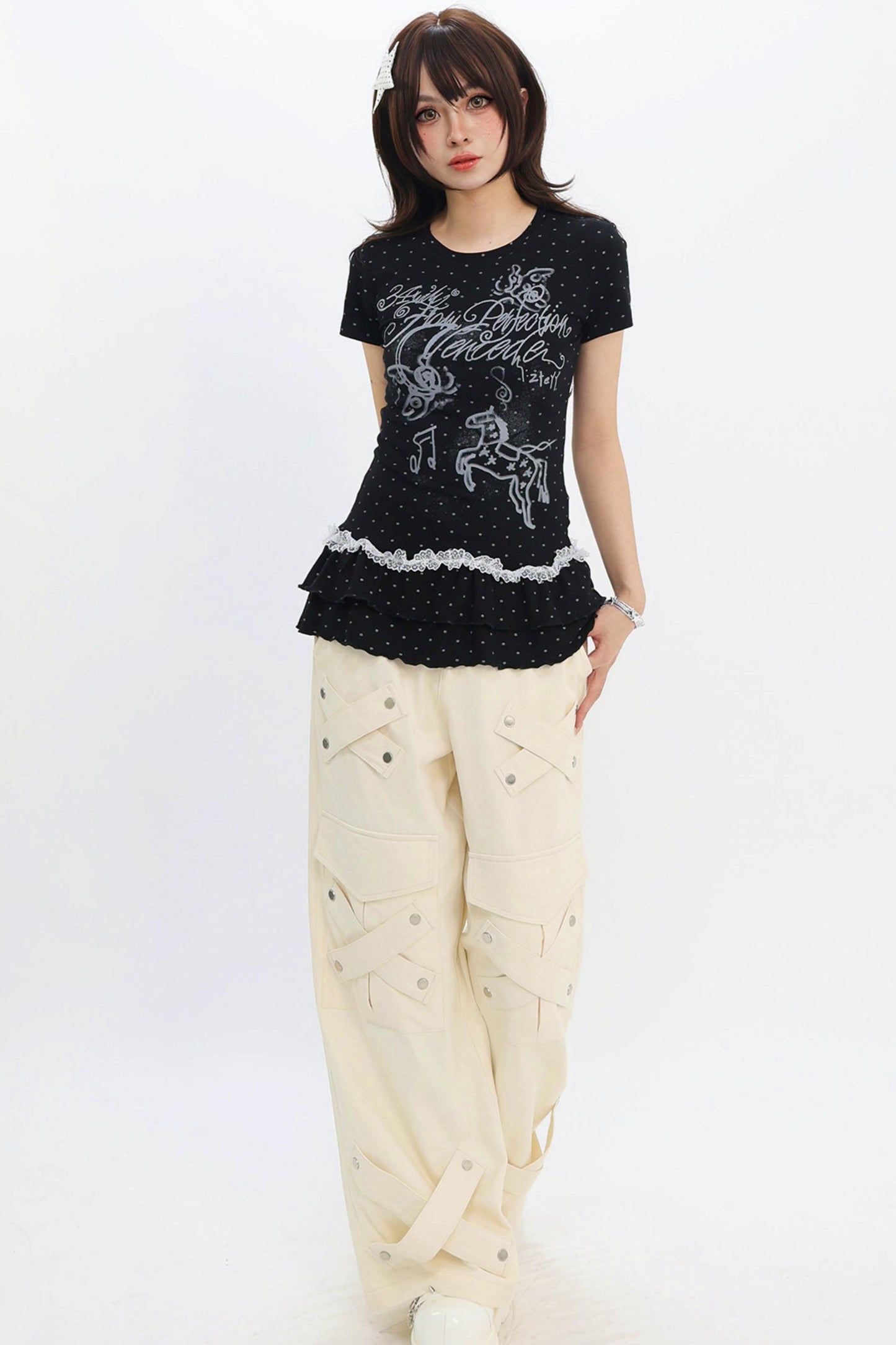 Y2K Polka Dot Top