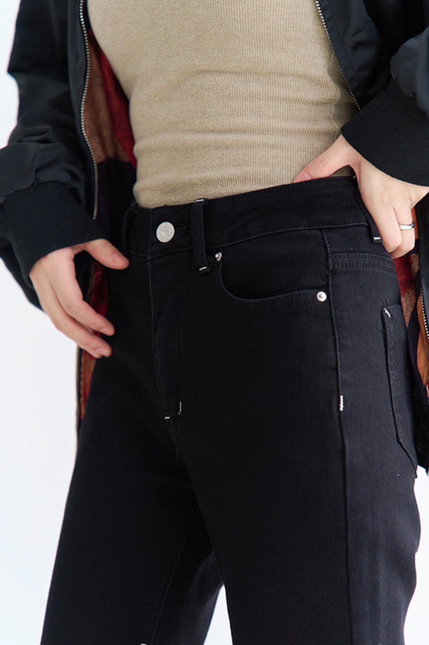 マイクロフレアスリムジーンズ