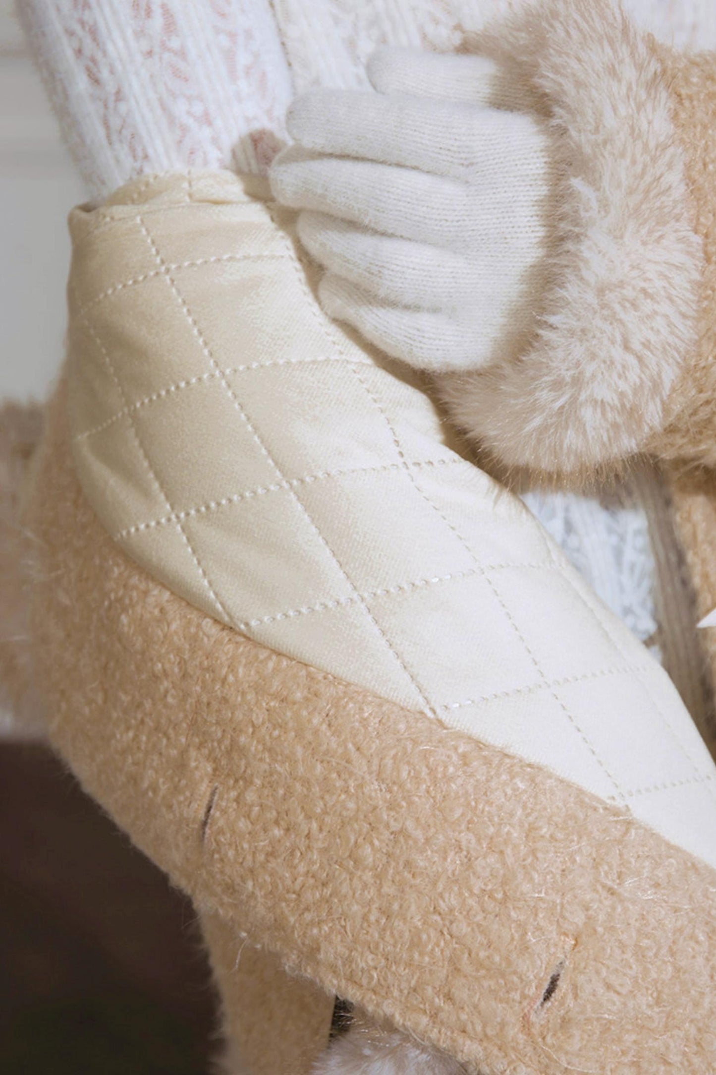 French Sweet Fur Hooded Coat