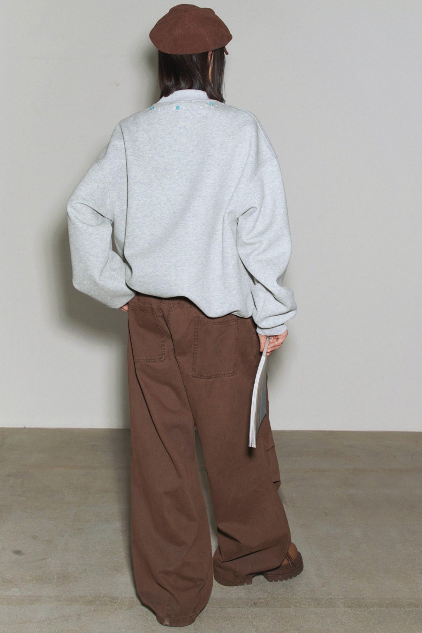 Gemstone Decorated Sweatshirt