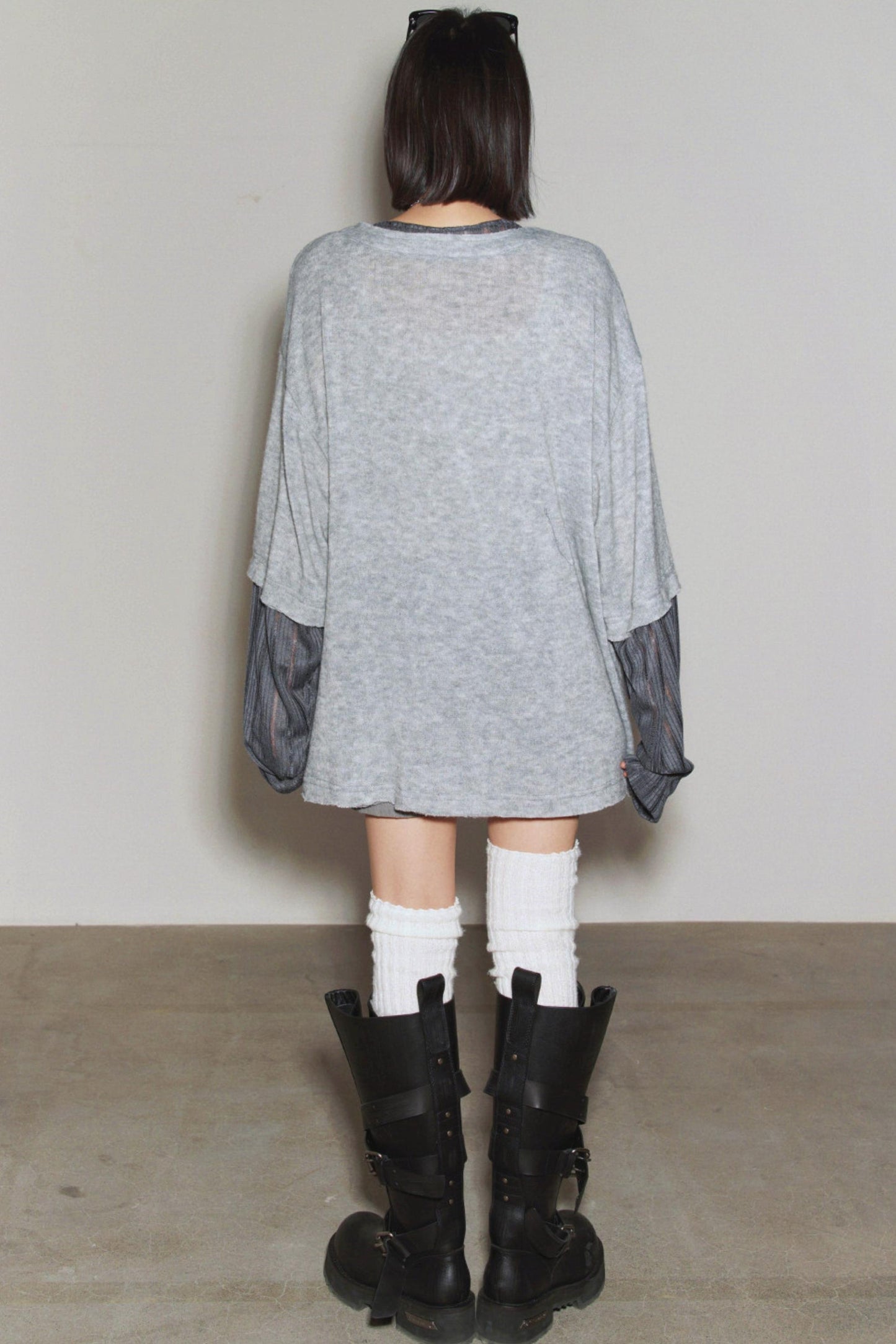 Gravity-Patchwork-Colorblock-Oberteil