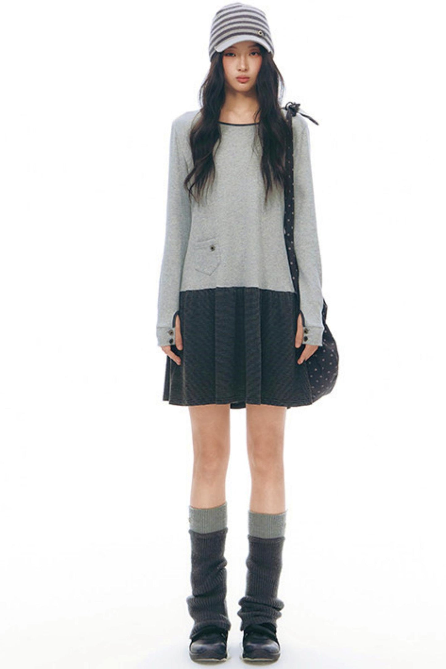 ボーダーニットキャップ