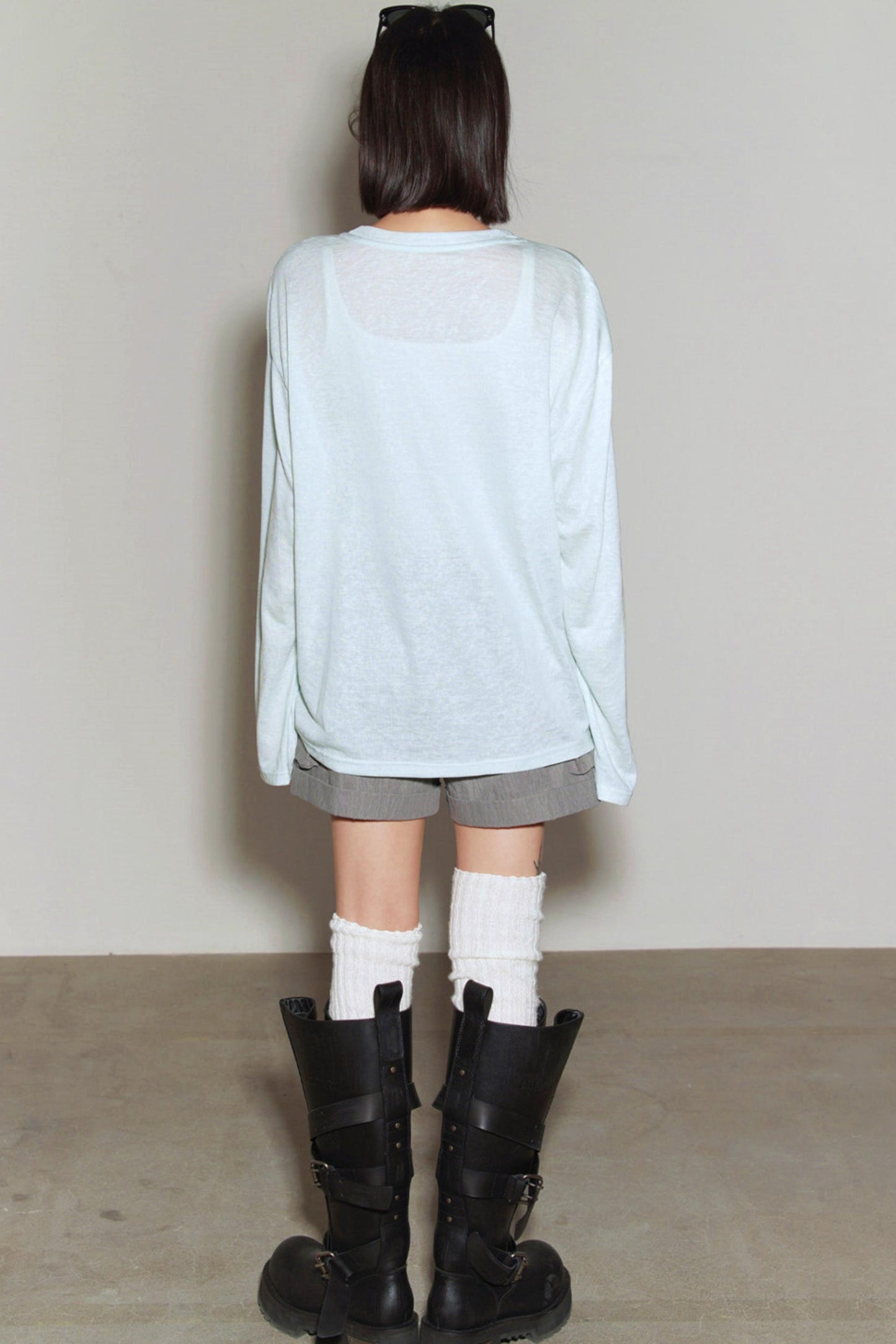 Cover-up Transparentes, lockeres Oberteil
