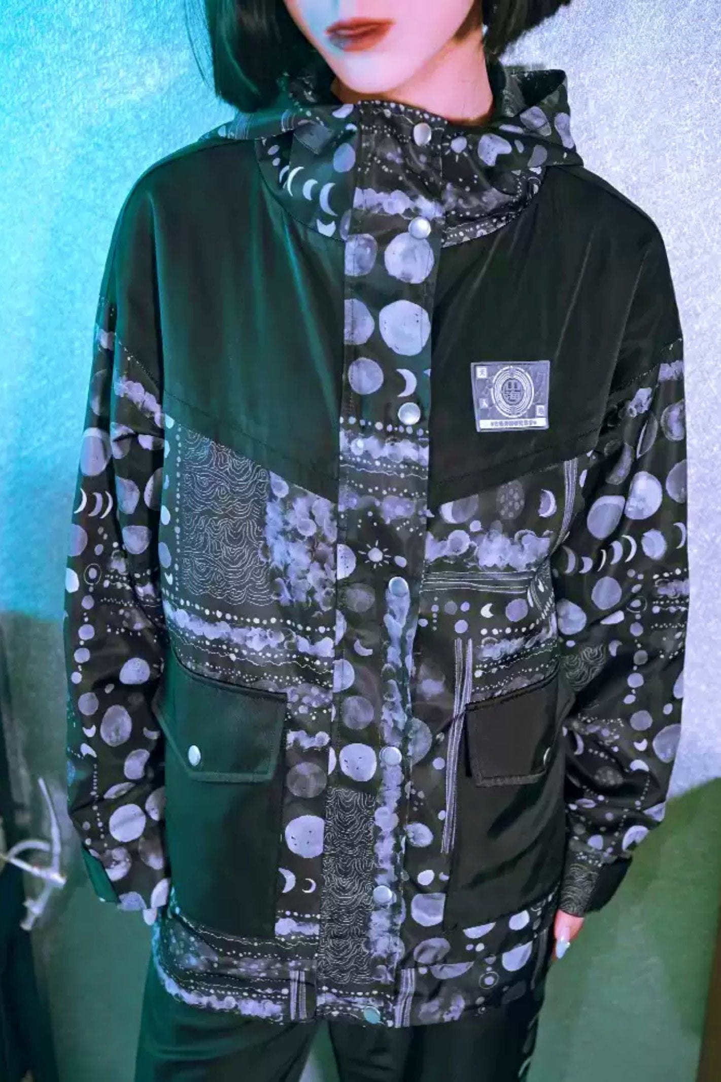Galaxy Broker Dreams Print Windproof Jacket