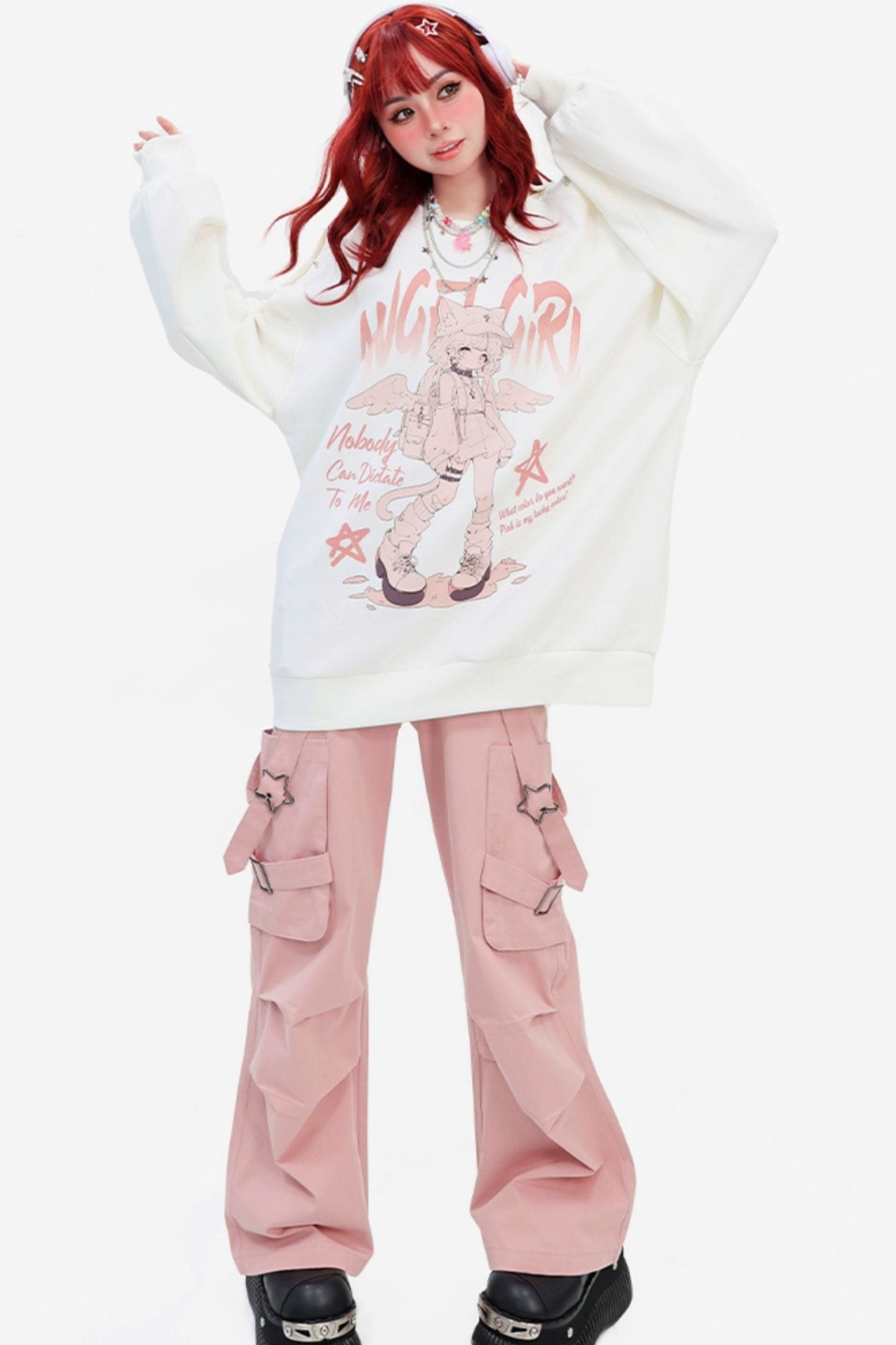 エンジェルキャットレディルーズY2Kスウェット