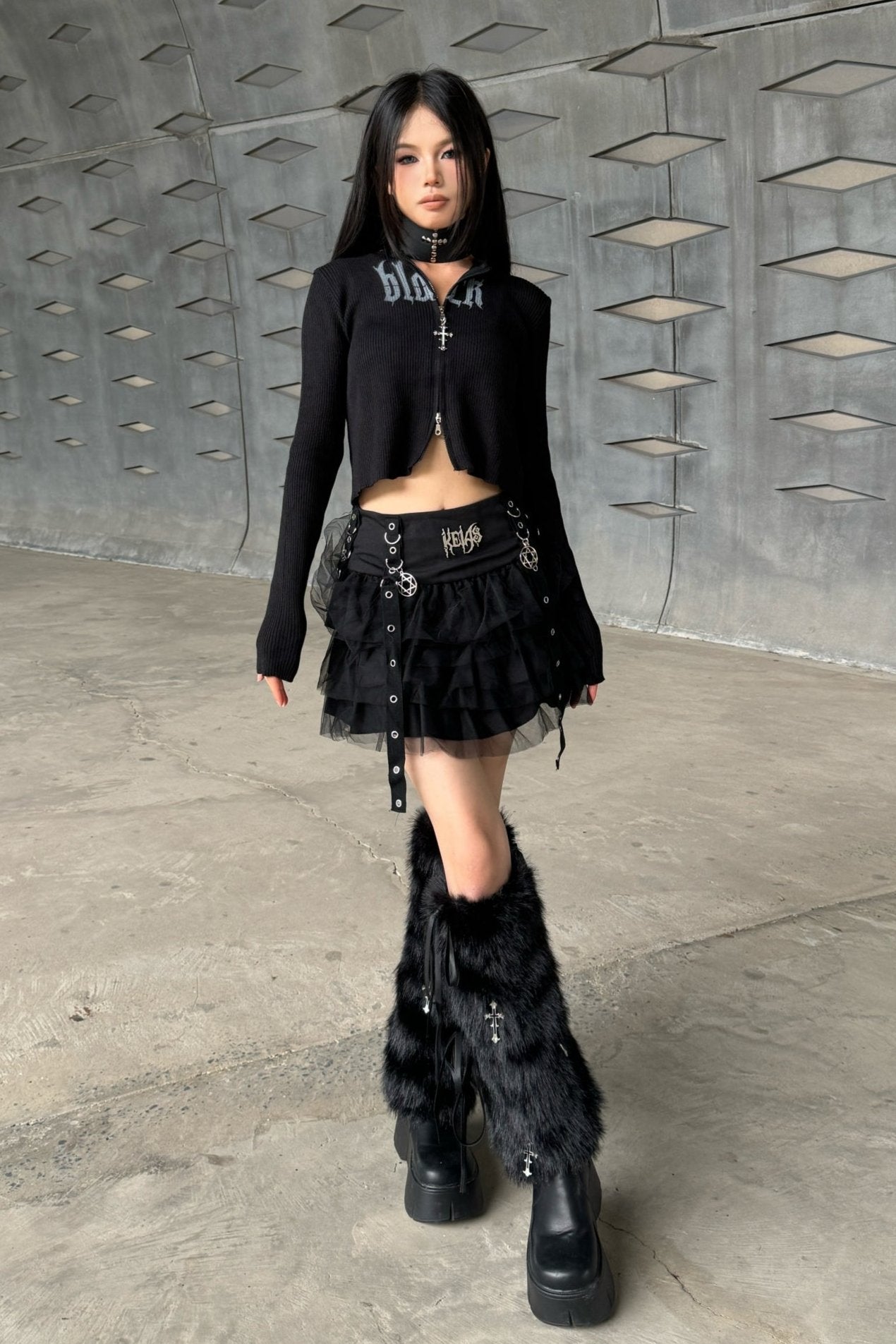 Long Sleeve Slim Lock Cardigan