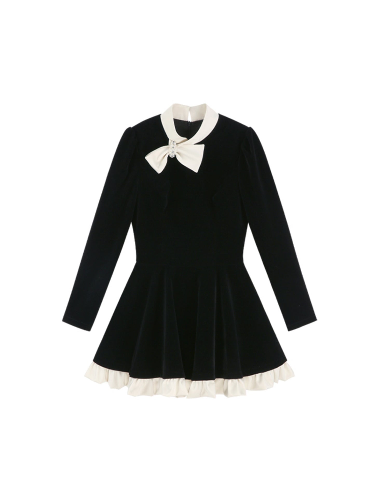 Velvet New West Puffy Dress + West Chain