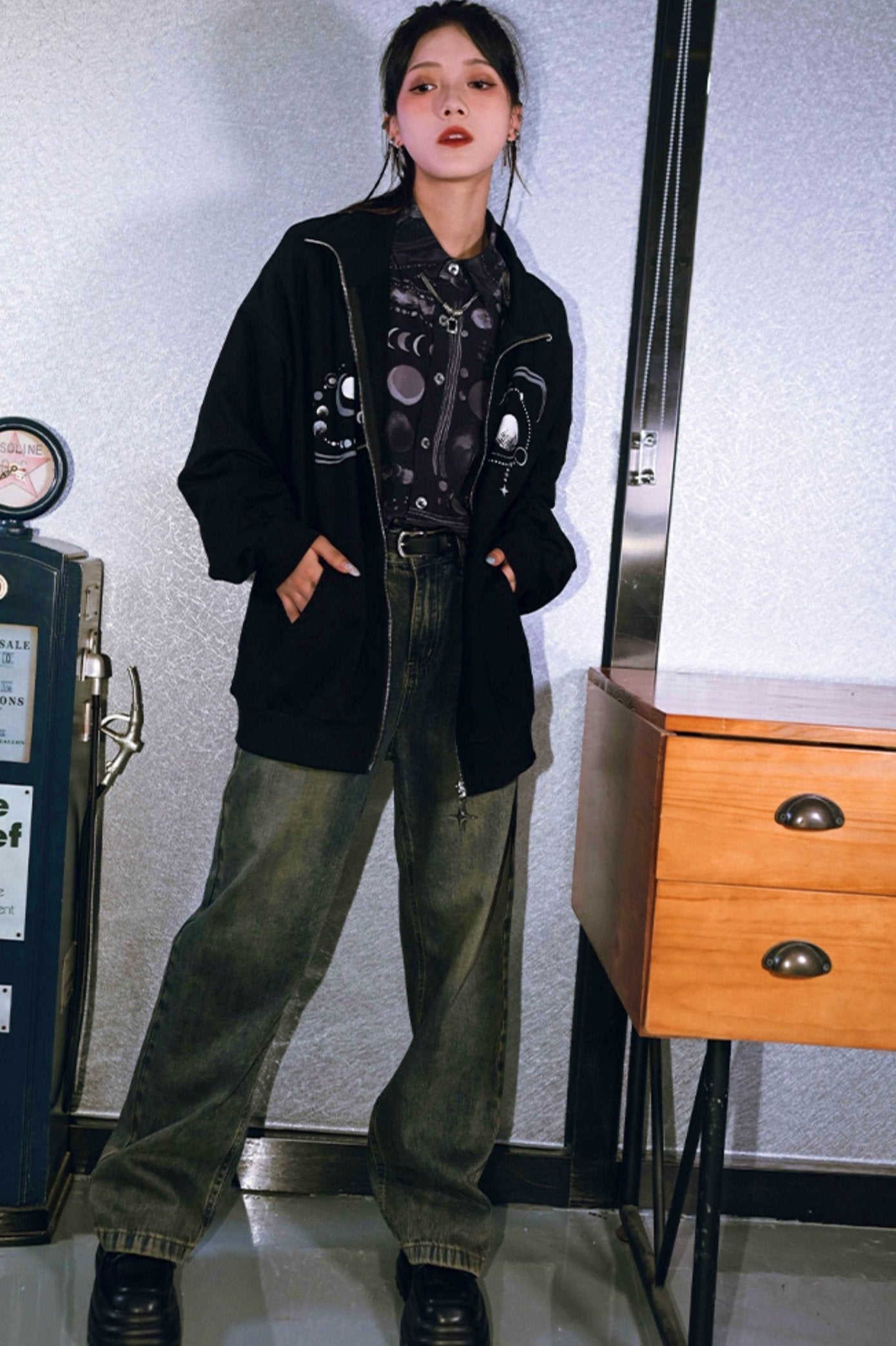 기아라크시루프론드림블랙지파크자켓