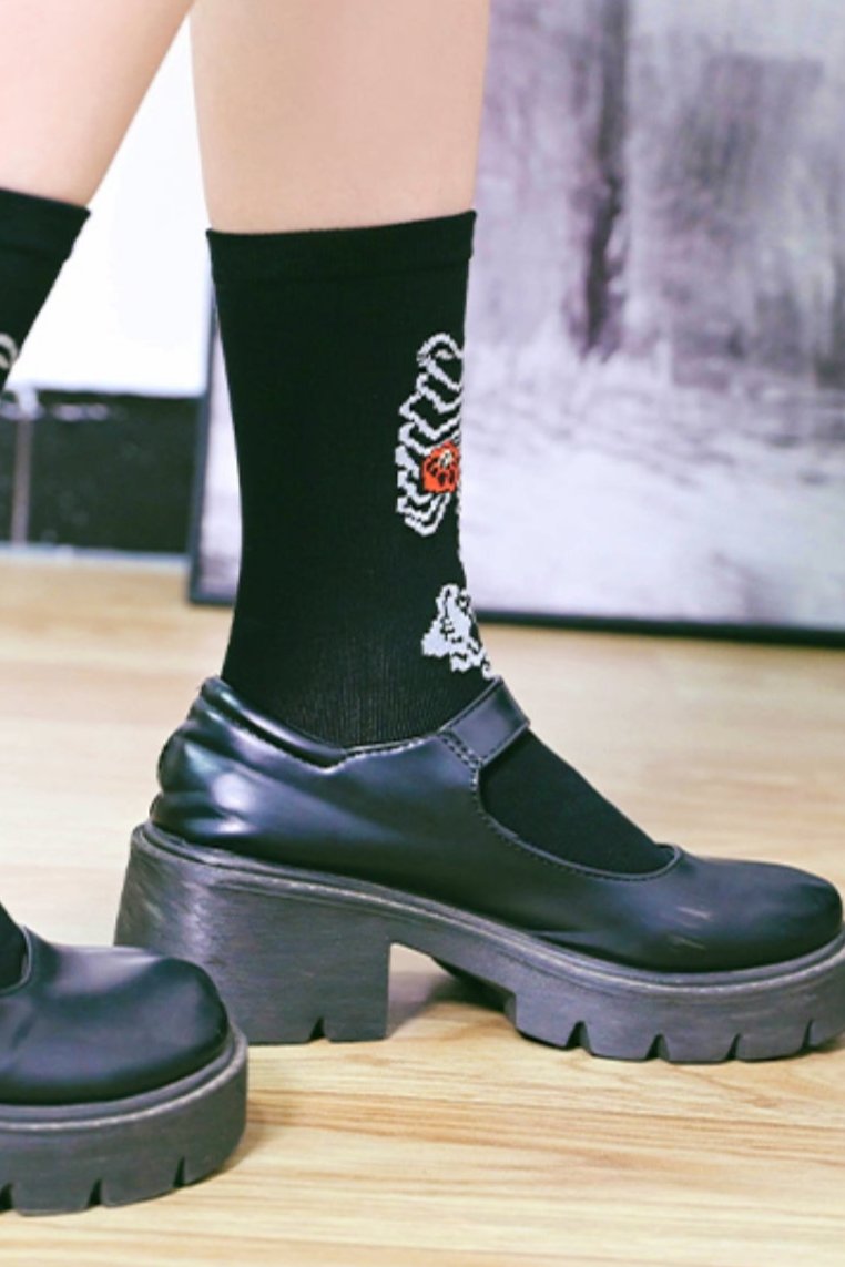 Nitch Dark Sweet JK Jacquard Socks