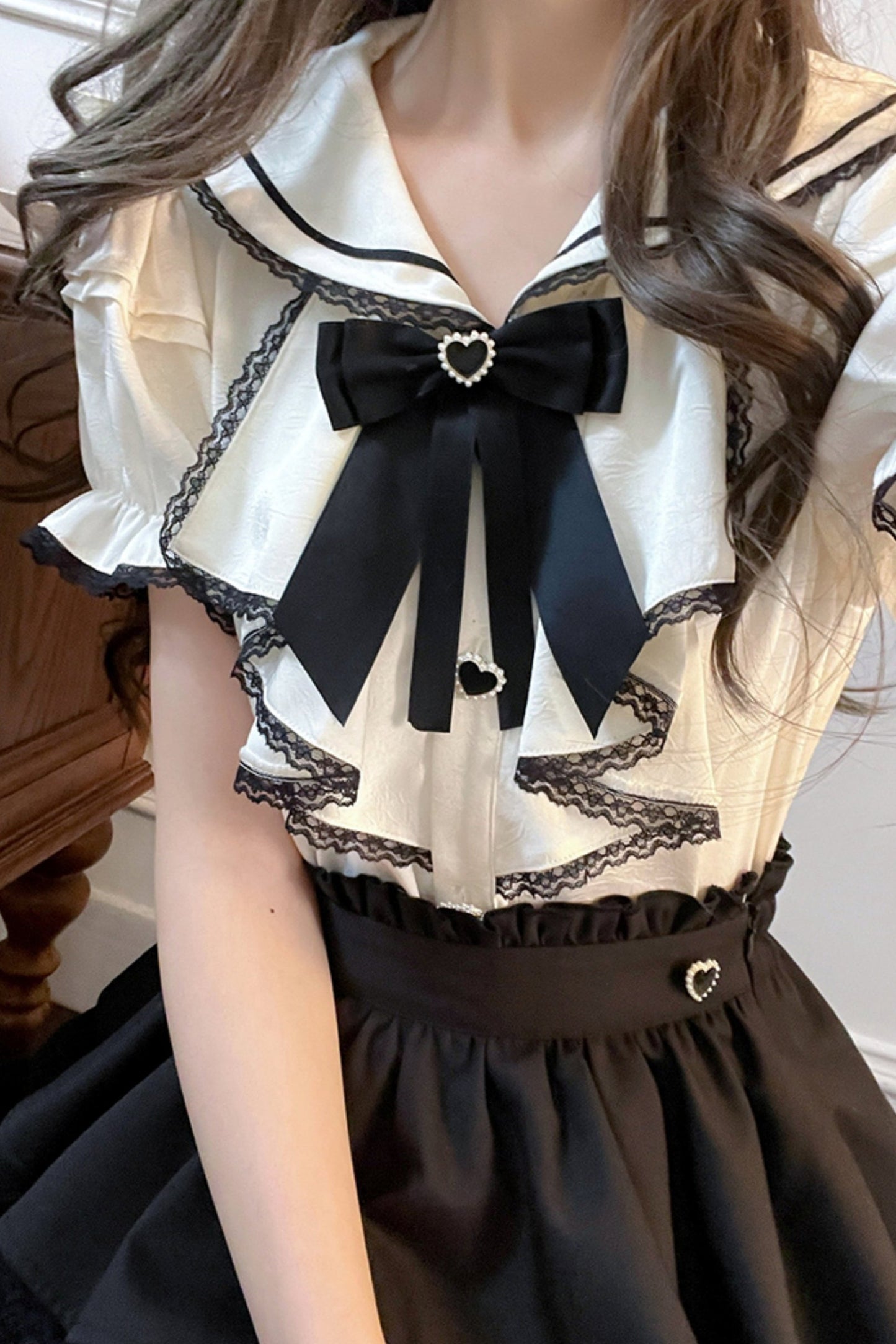 レトロパレスセーラースーツスカートセットアップ