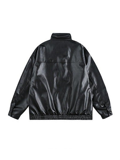 American Retro Street Leather Jacket