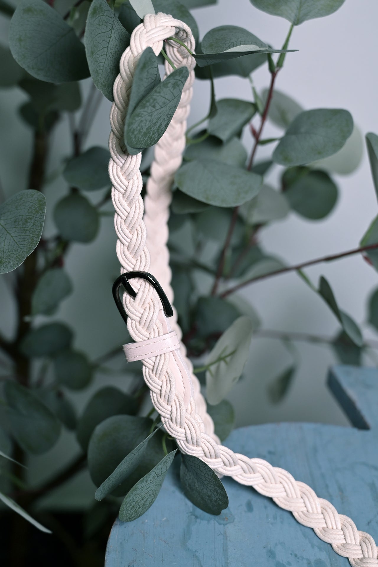 Chic White Long Belt