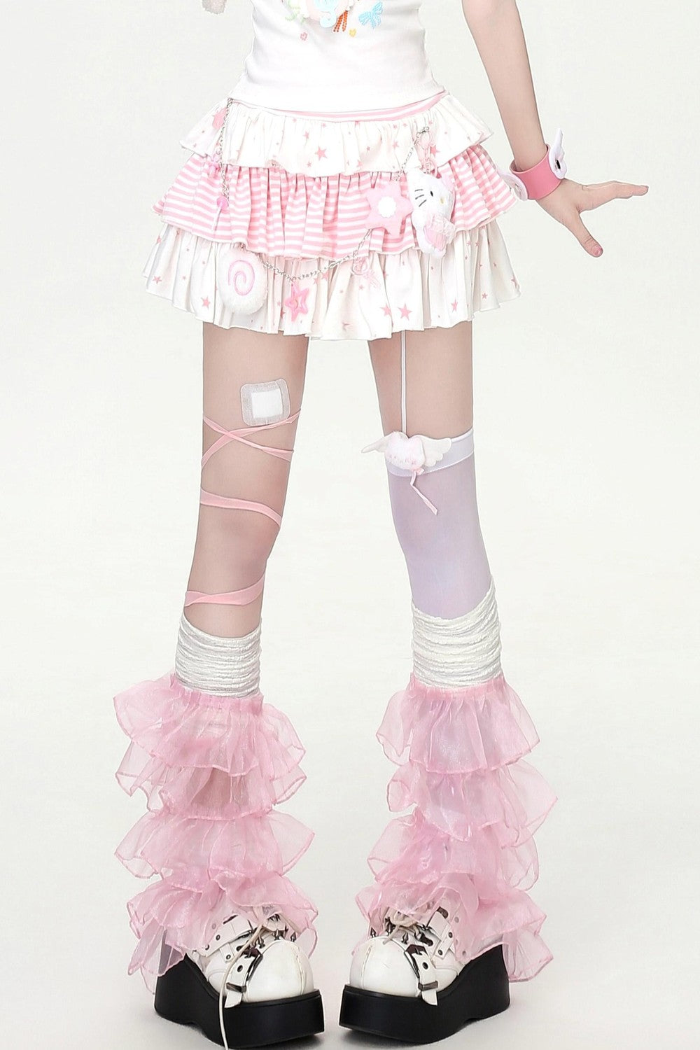 Candy Star Ruffle Skirt + Vest