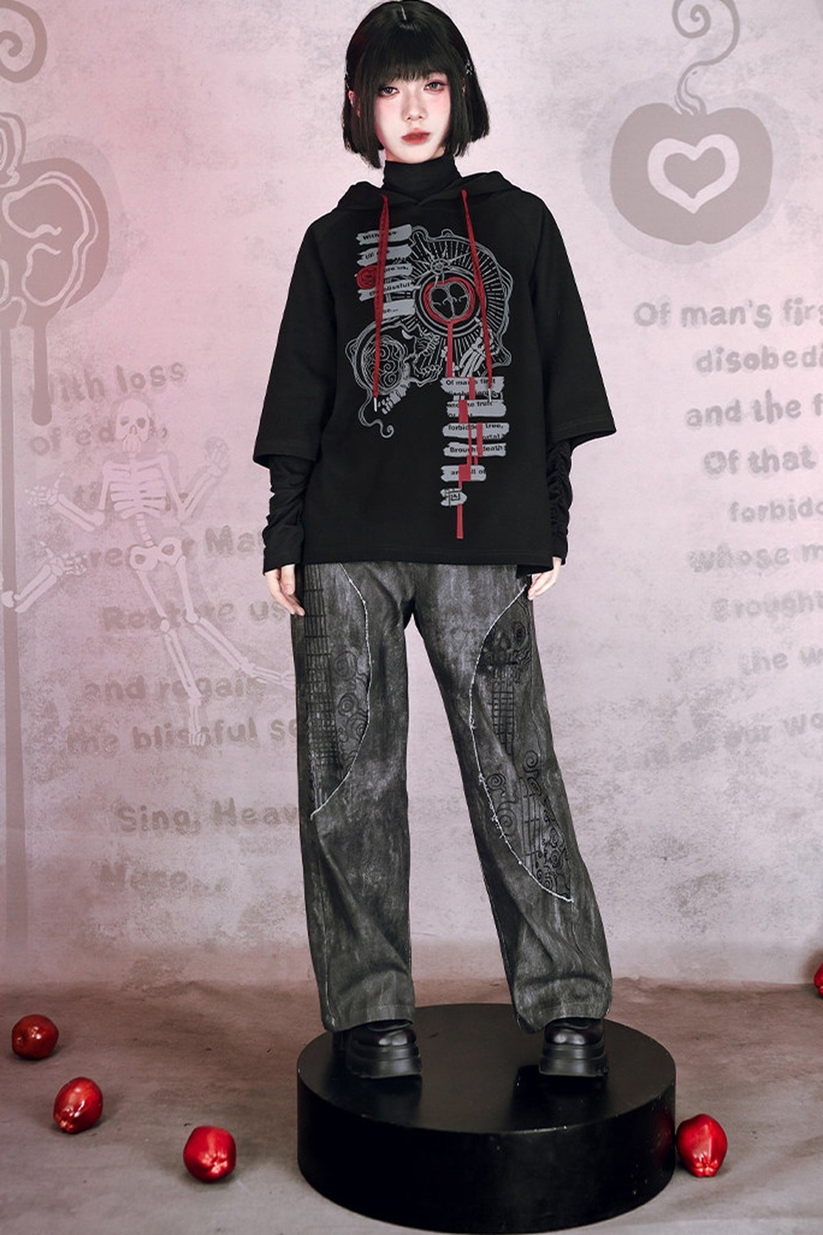 Graphic Hooded Sweatshirt