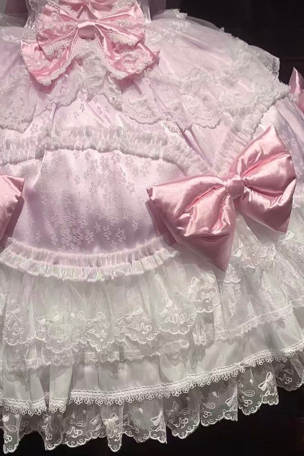 Cotton Candy Ribbon Princess Dress