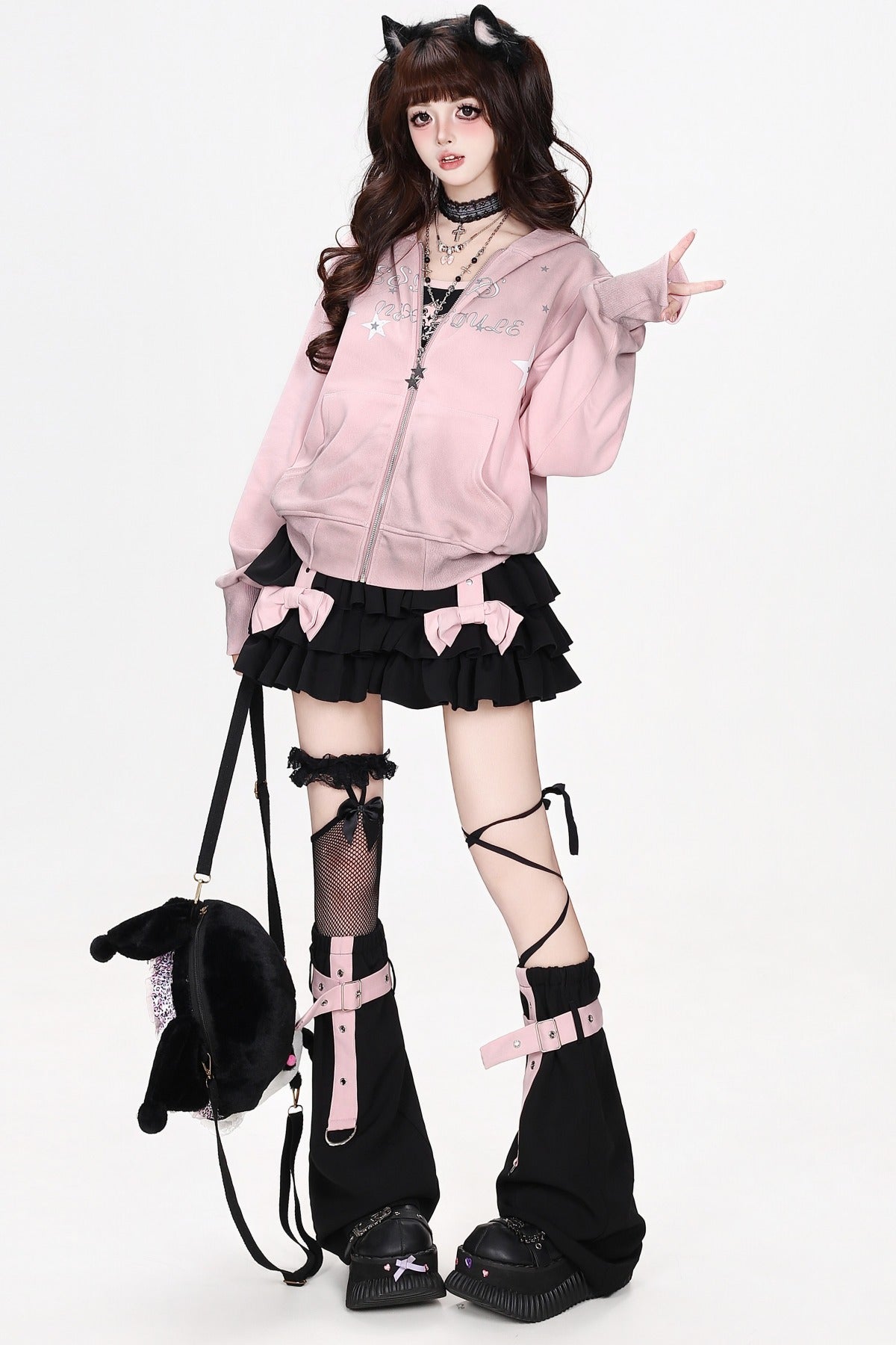Short Star Zipper Jacket