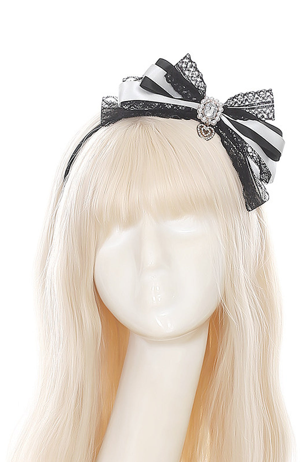 Lace Ribbon Sailor Jirai Kei Set