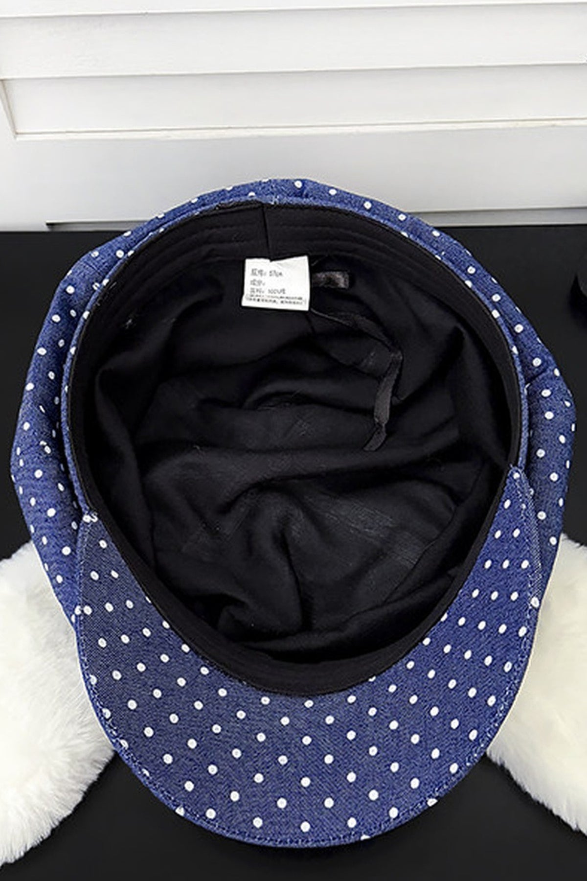 Long-Eared Plush Octagonal Newsboy Cap