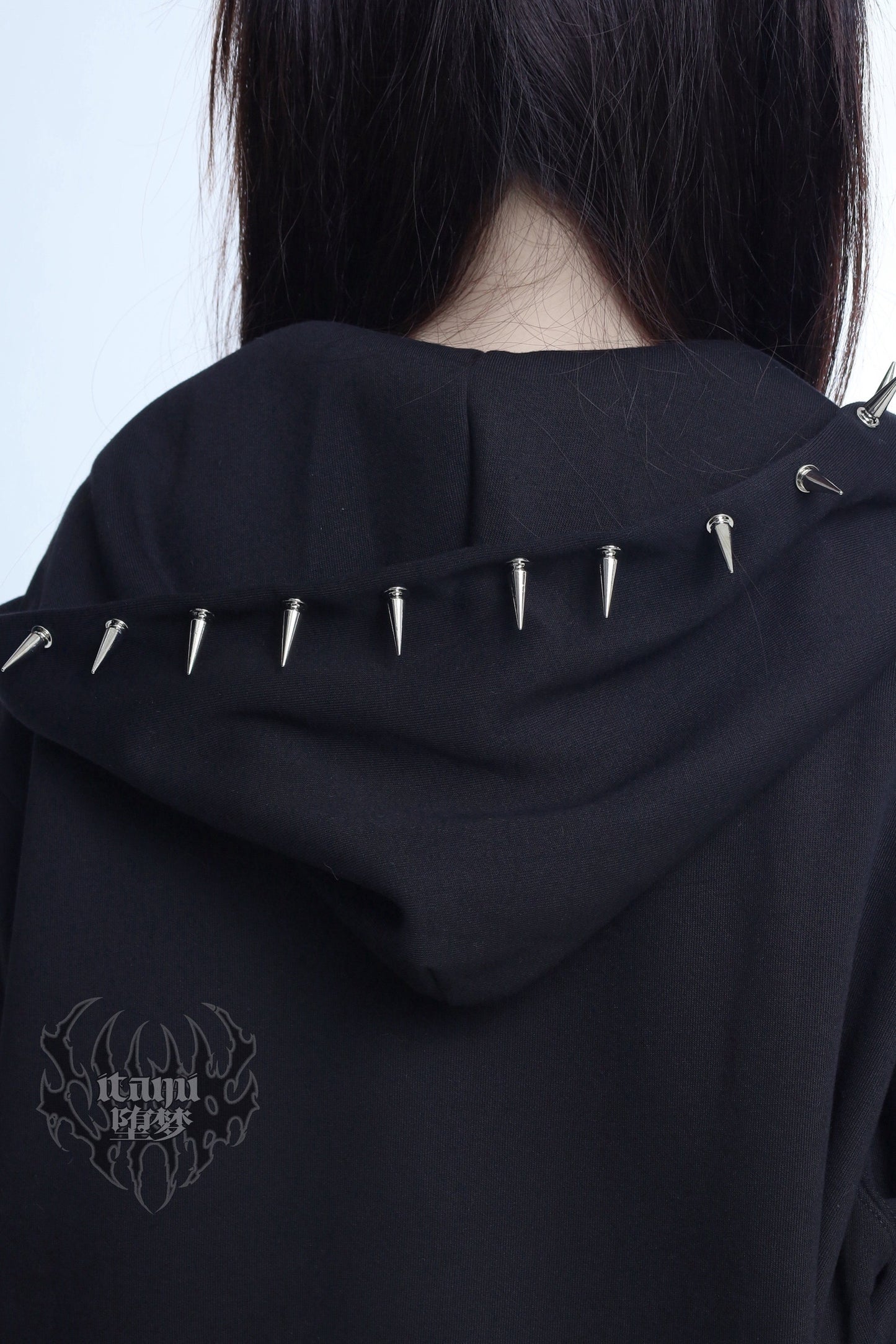 Sweat à capuche gothique subculture jirai