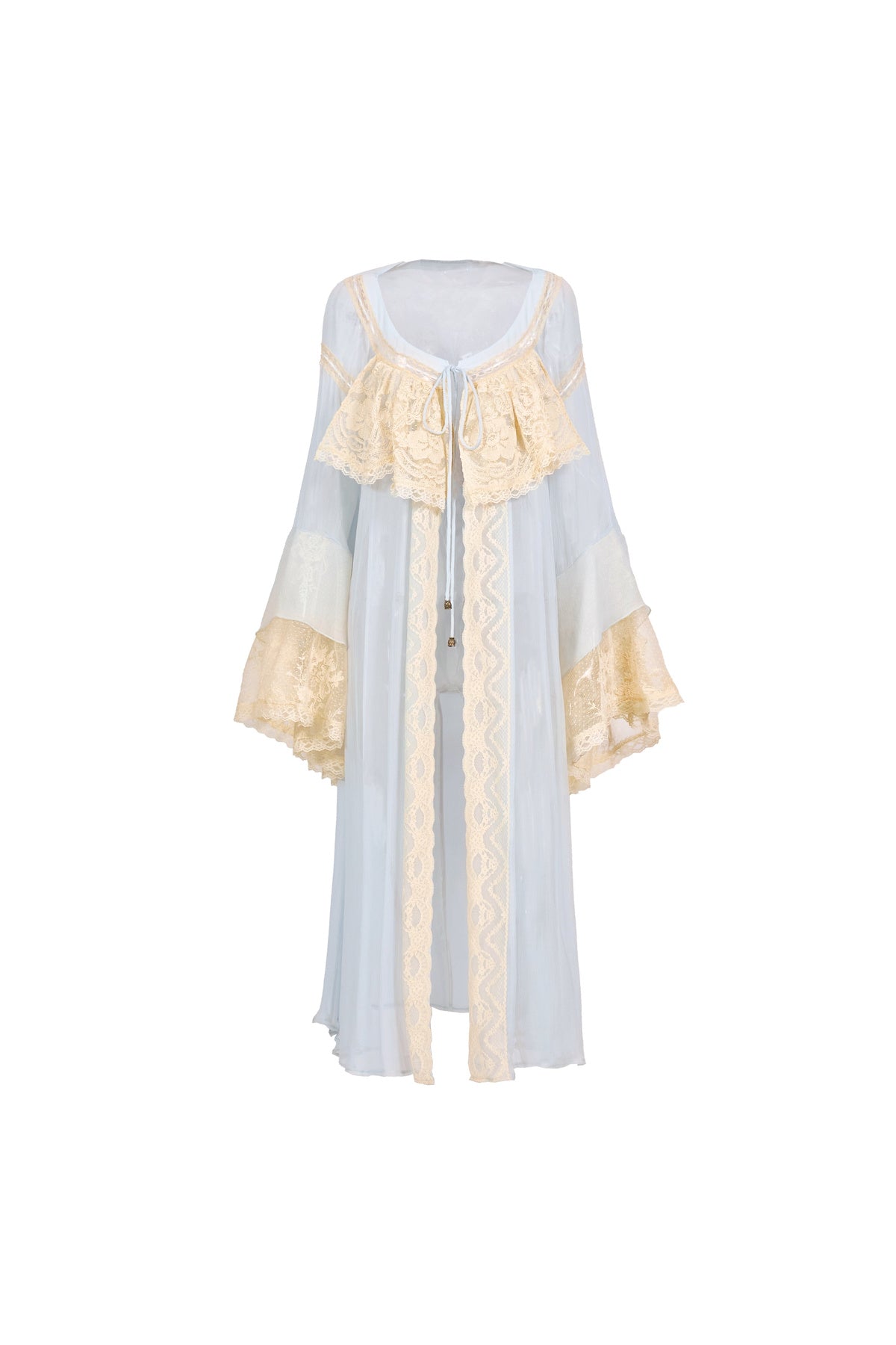 Baby Blue Lace Doll Cardigan