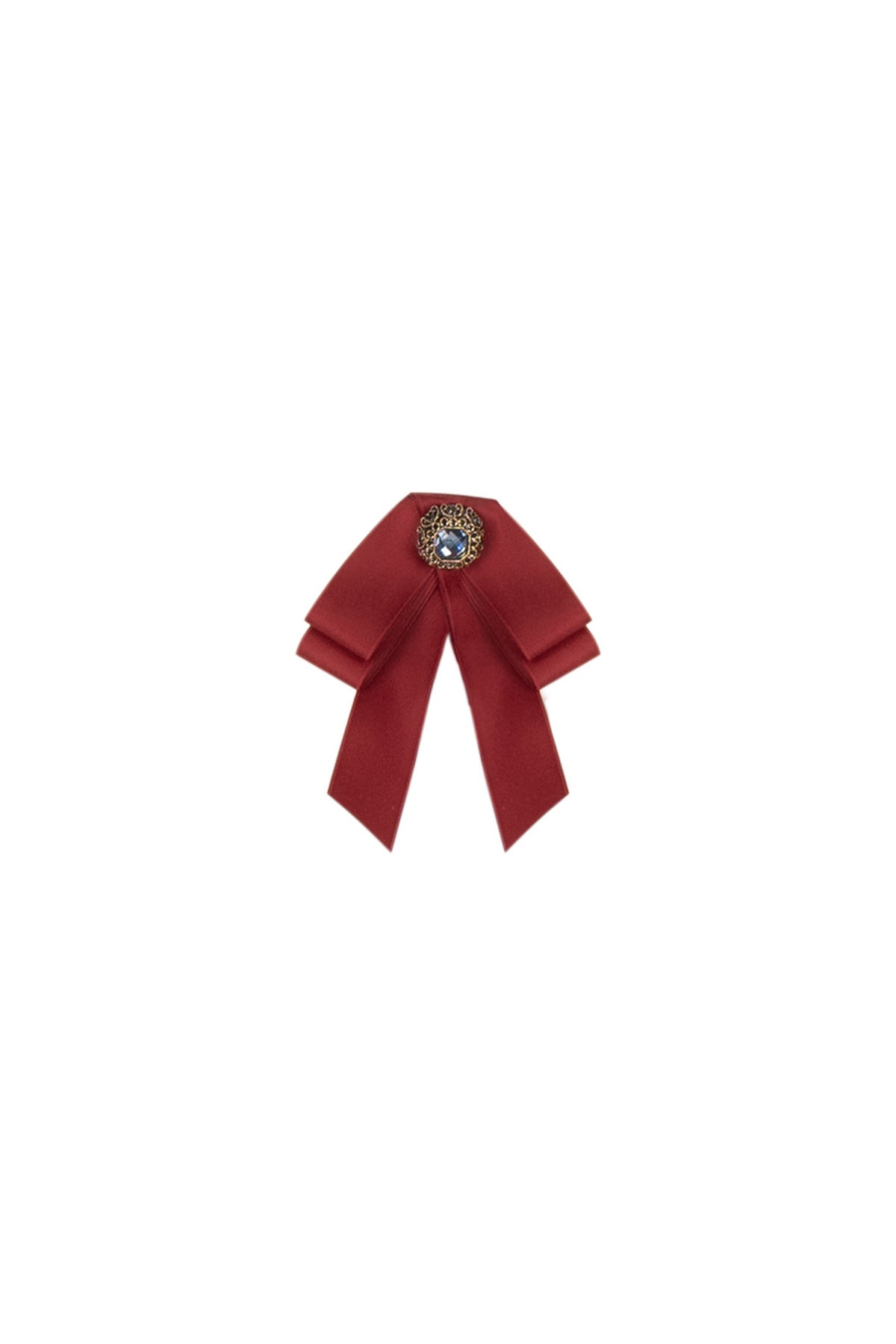Robe tablier de soubrette à col montant