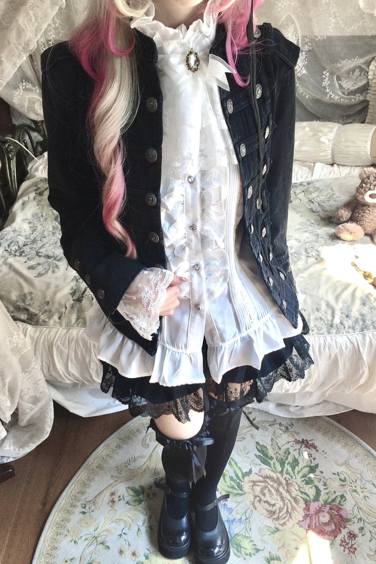 Light Gothic Double-Breasted Jacket