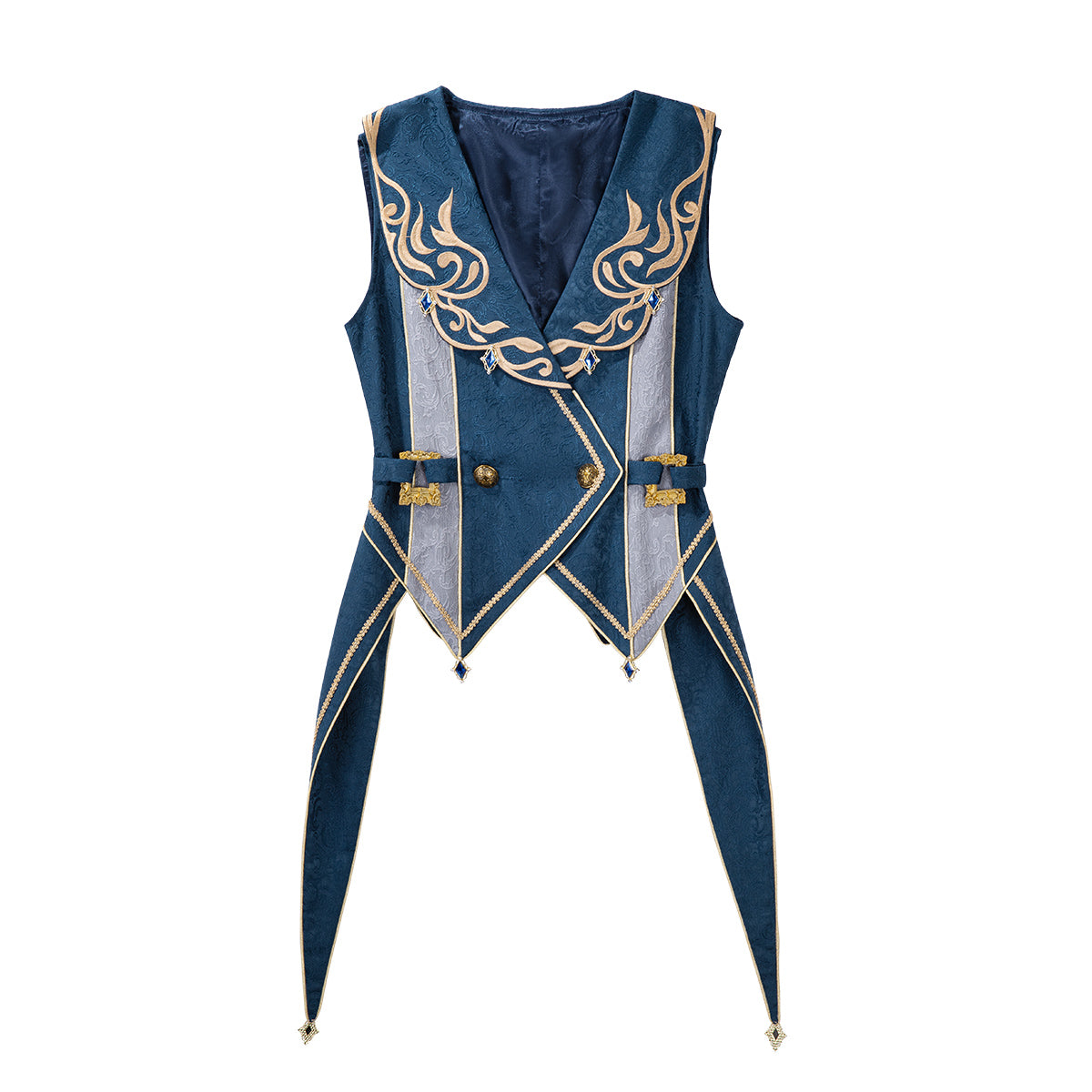 フォーエバーアイランドプリンスロリータトップス+バルーンパンツ+ベスト