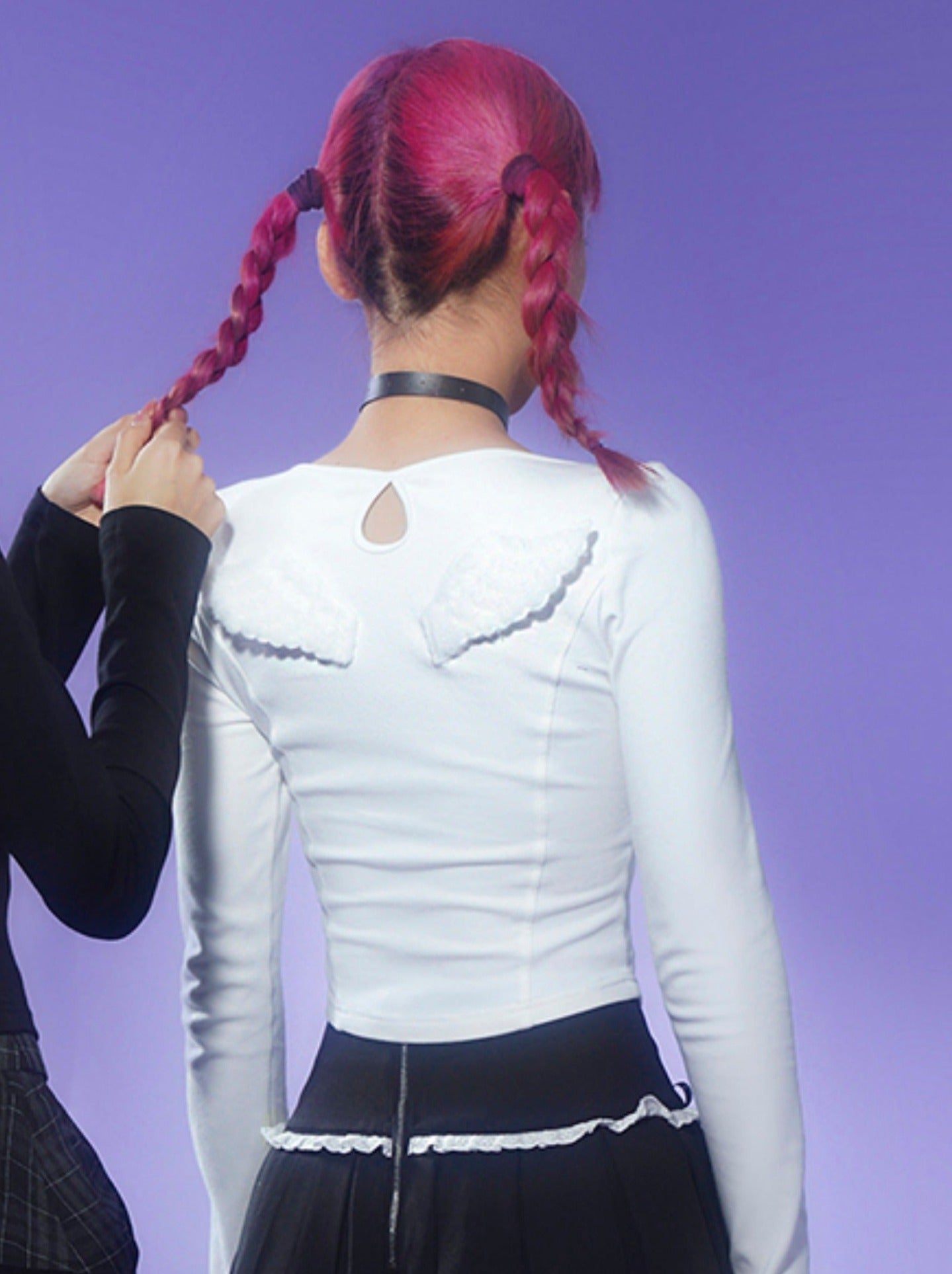 Sweet Spicy Angel Wing Slim Long-Sleeve T-Shirt
