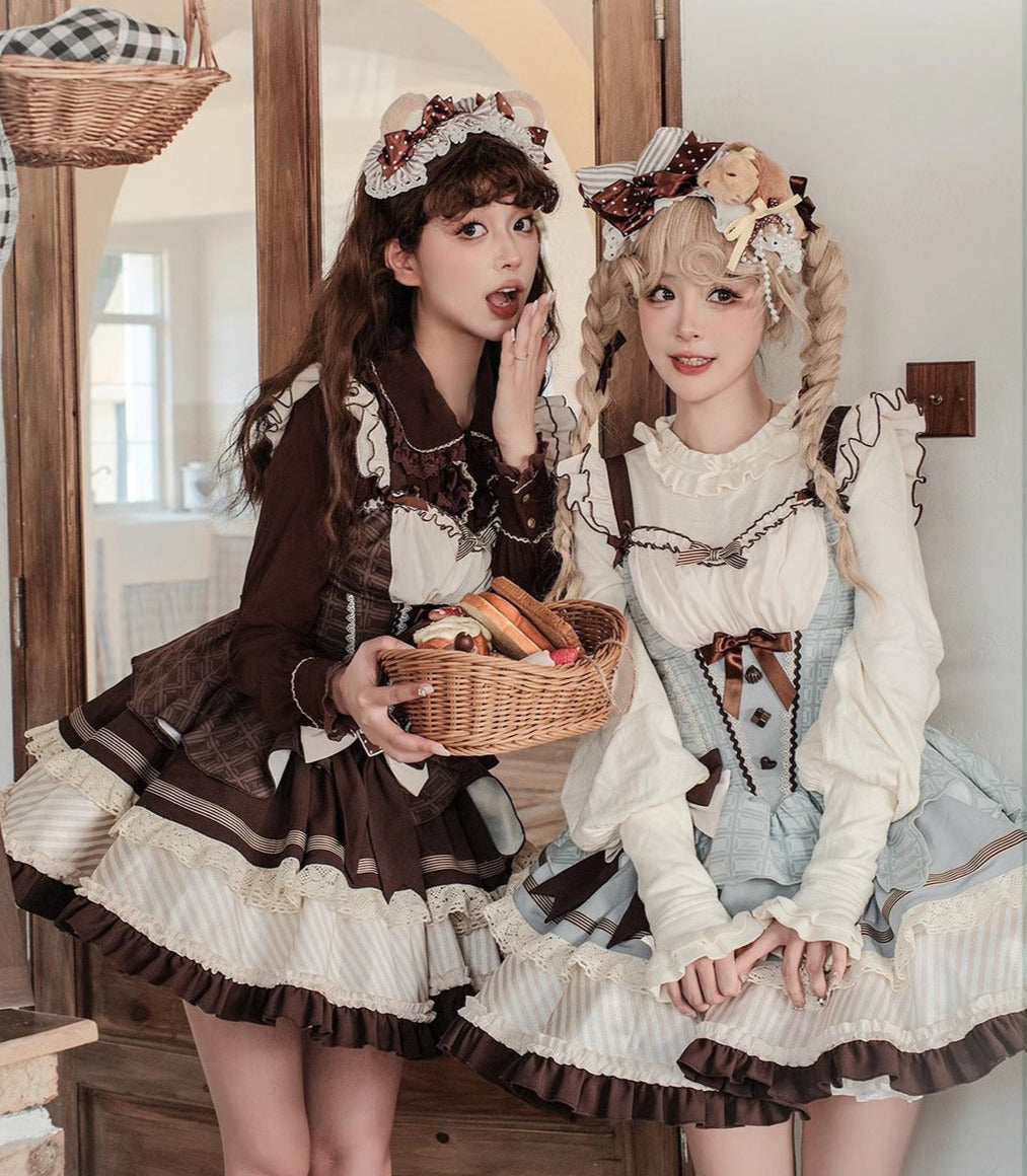 【予約商品】ミントショコラロリータチュチュスイートドレス+リボンカチューシャ