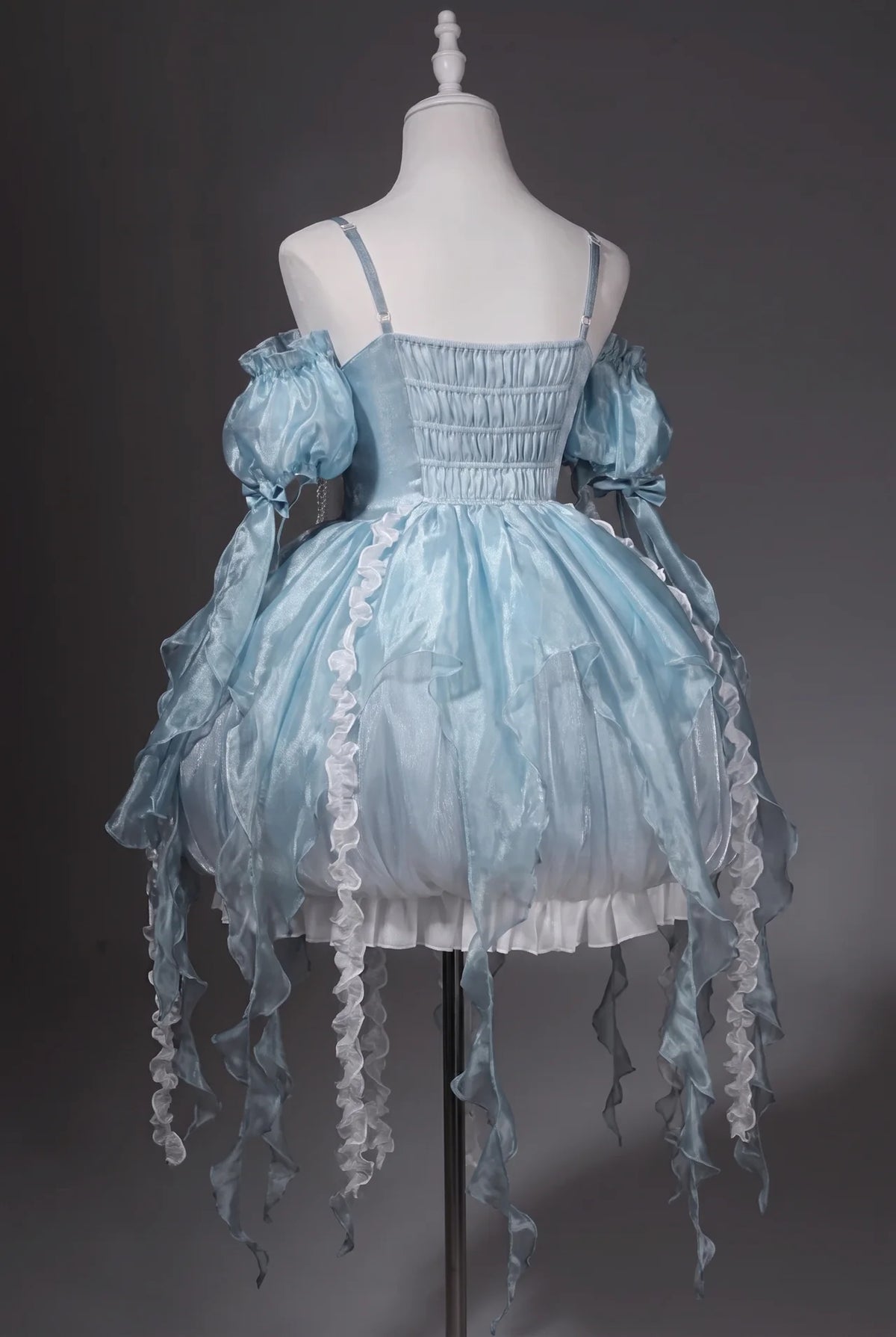 Fantasy Jellyfish Suspender Dress With Sleeves Set