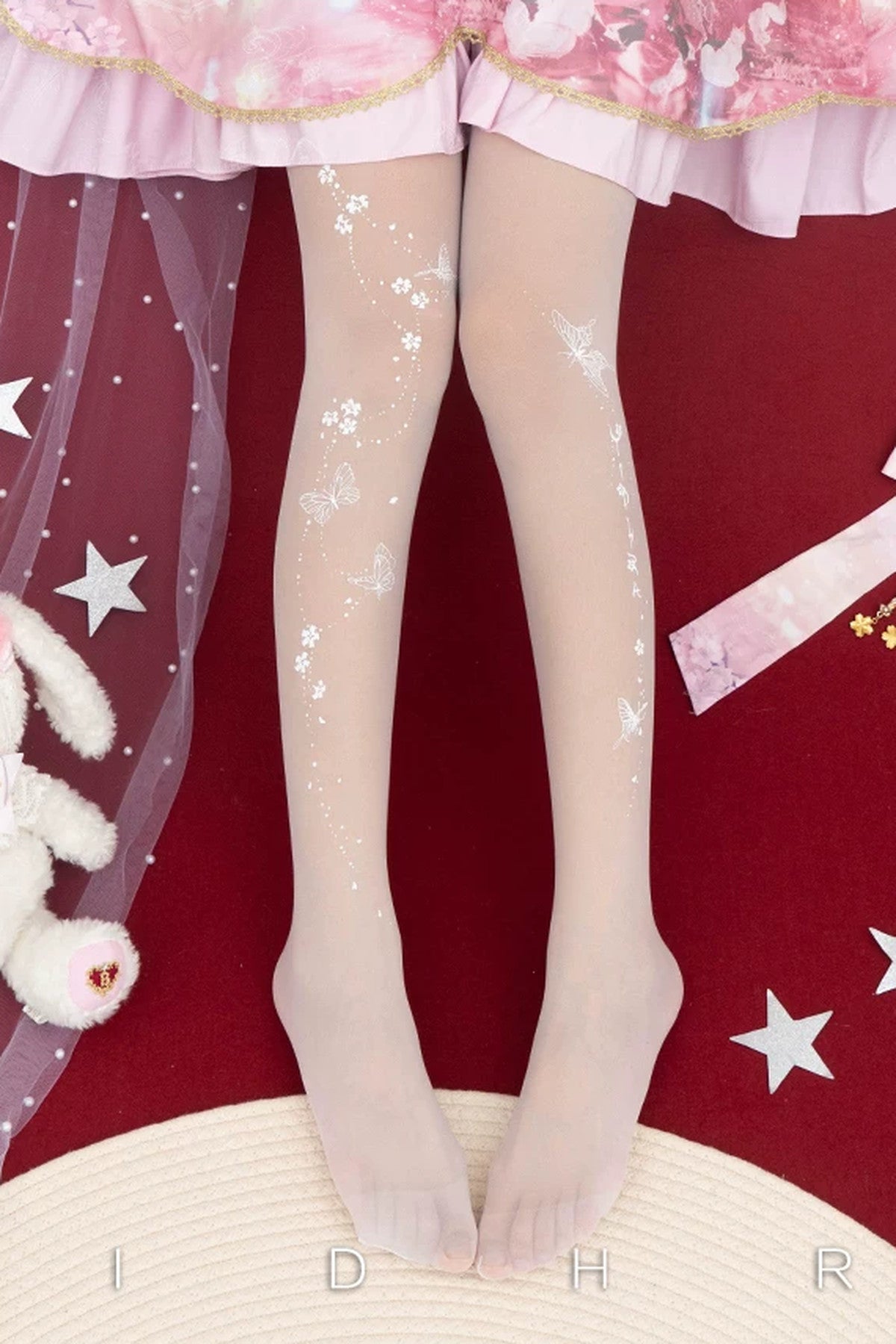 Butterfly Floral Tights