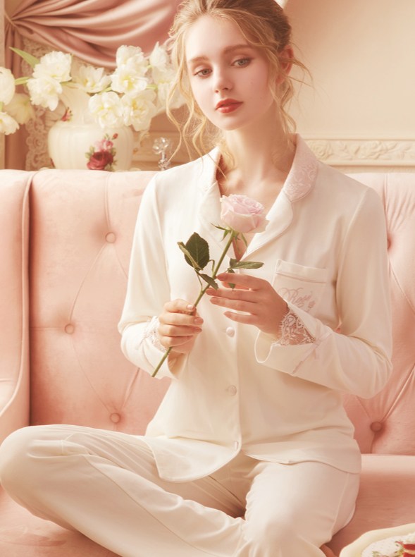 Rose lace bag design set up room wear