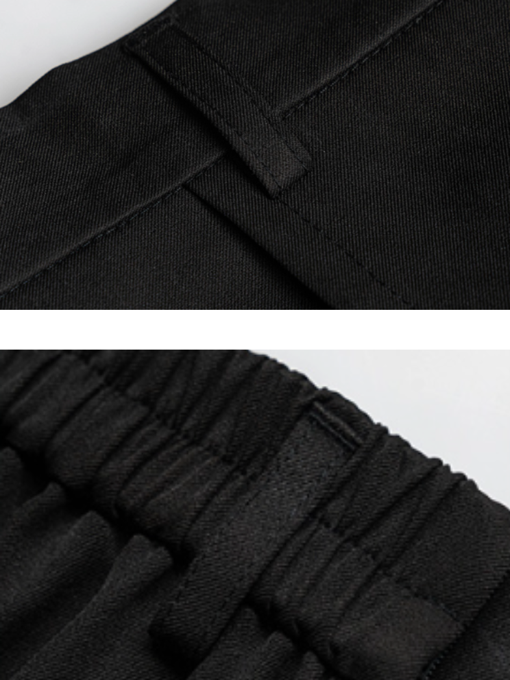 Chinese-Style Garage Belt Skirt Pants Set
