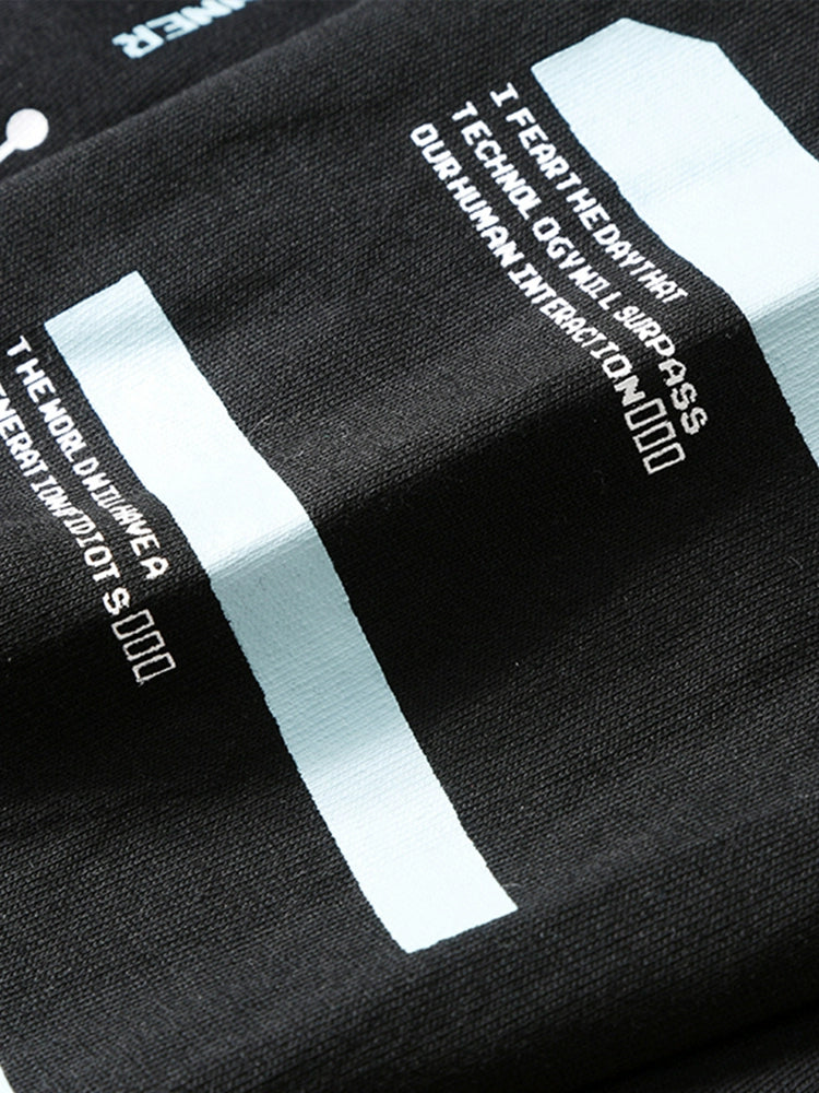 フェイクツーピースユニセックスルーズトップス