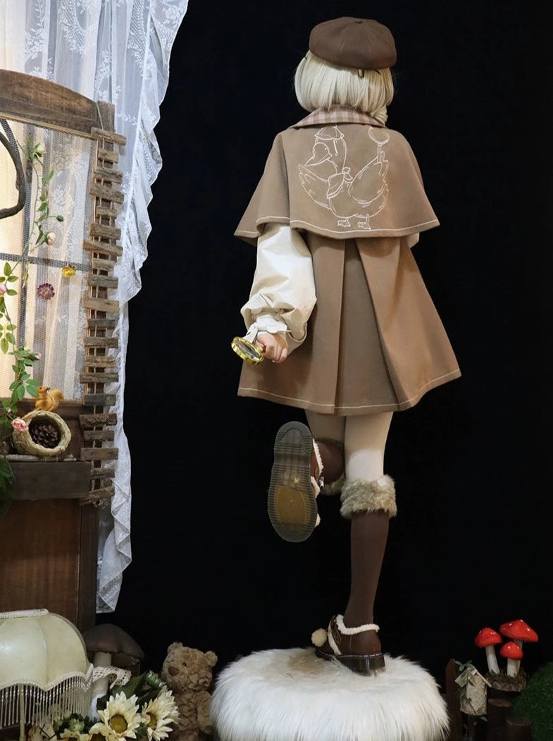 レトロ探偵ウールマントジャケット